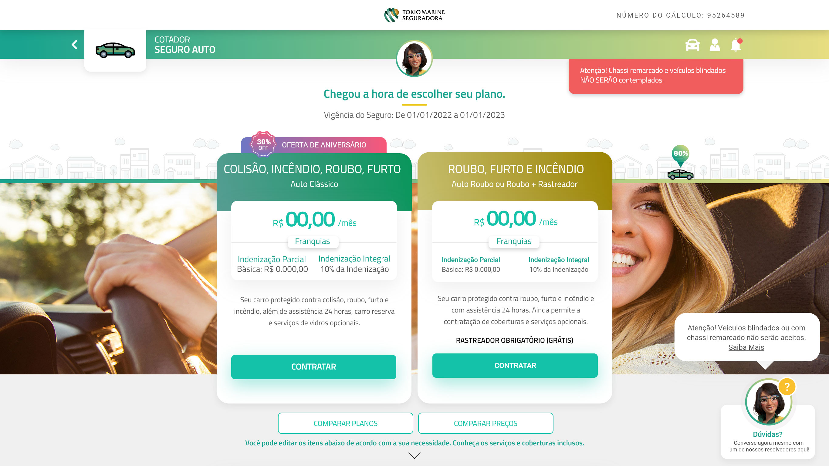Digital Auto Insurance Quote interface screen 3
