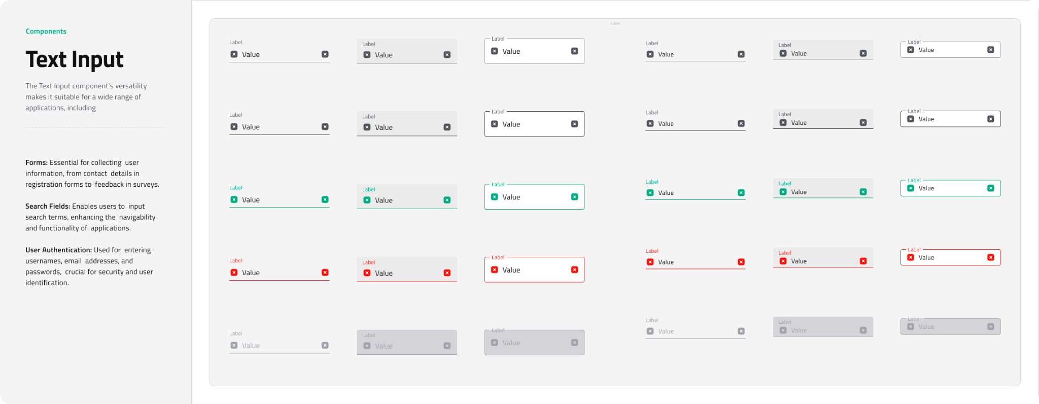 Tokio Marine Web Design System interface screen 5